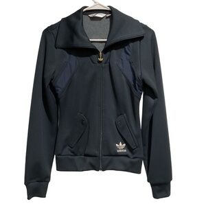 Adidas Women’s Track Jacket Blue Full Zip